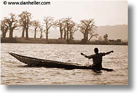 africa, fisher, horizontal, mali, rivers, sepia, subsahara, photograph