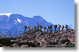 africa, hikers, horizontal, kilimanjaro, tanzania, photograph