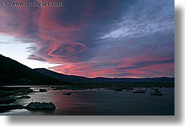 california, clouds, horizontal, lakes, lenticular, long exposure, mono, mono lake, sunsets, west coast, western usa, photograph
