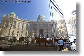 austria, buildings, europe, horizontal, reflections, ups, vienna, photograph