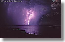 europe, france, horizontal, lightning, mediterranean sea, nice, nite, storm, photograph
