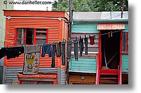 argentina, buenos aires, hangings, horizontal, la boca, latin america, laundry, painted town, photograph