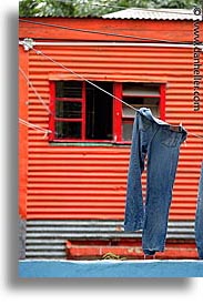 argentina, buenos aires, hangings, la boca, latin america, laundry, painted town, vertical, photograph