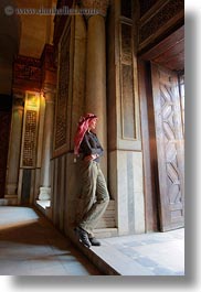 images/Africa/Egypt/Cairo/Mosques/BarqukMosque/victoria-n-keffiyeh-in-mosque-03.jpg