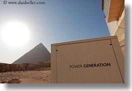 africa, cairo, egypt, horizontal, power, pyramids, solar, structures, photograph