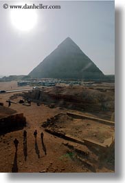 africa, cairo, egypt, pyramids, shadows, structures, vertical, walking, photograph