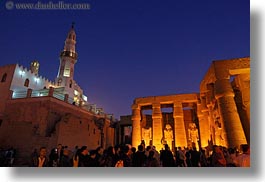 images/Africa/Egypt/Luxor/Temple/mosque-n-statues-at-night-01.jpg