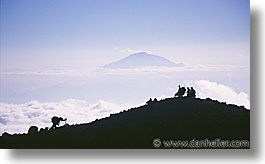africa, hikers, horizontal, kilimanjaro, meru, mountains, tanzania, photograph