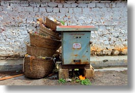 images/Asia/Bhutan/Misc/baskets-leaning-on-electric-meter.jpg