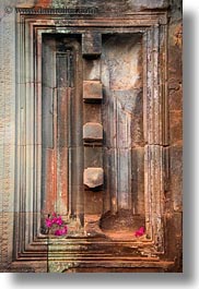 images/Asia/Cambodia/AngkorWat/DoorsWindows/flowers-on-false-door.jpg