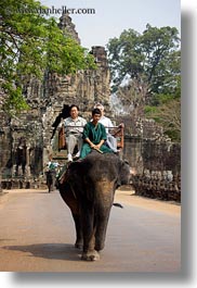 images/Asia/Cambodia/Gates/SouthGate/japanese-couple-on-elephant-1.jpg