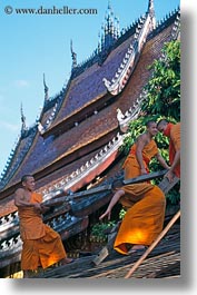 images/Asia/Laos/LuangPrabang/People/Monks/Misc/monks-building-a-roof-1.jpg