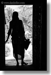 images/Asia/Laos/LuangPrabang/People/Women/Misc/woman-at-door-silhouette-bw.jpg