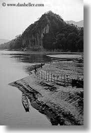 images/Asia/Laos/LuangPrabang/Scenics/River/round-top-mtn-n-boat-6-bw.jpg