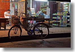 images/Asia/Laos/LuangPrabang/Transportation/Bikes/bike-in-front-of-store-at-nite-4.jpg