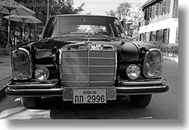 images/Asia/Laos/LuangPrabang/Transportation/Cars/black-mercedes-benz-5-bw.jpg