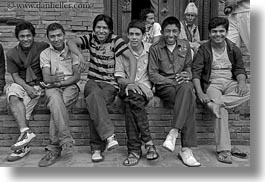 images/Asia/Nepal/Kathmandu/PatanDarburSquare/Men/boys-w-friends-bw.jpg