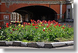 images/Asia/Russia/Moscow/Buildings/Churches/Monestary/tulips-n-arched-tunnel-2.jpg