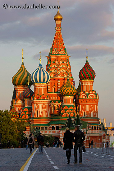 St Basil Cathedral At Sunset 5 