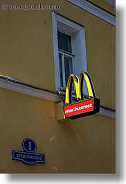 asia, logo, mcdonalds, moscow, russia, signs, vertical, photograph
