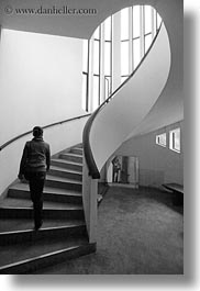 images/Asia/Vietnam/Hanoi/Museum/spiral-stairs-2-n-woman-walking-up-bw.jpg