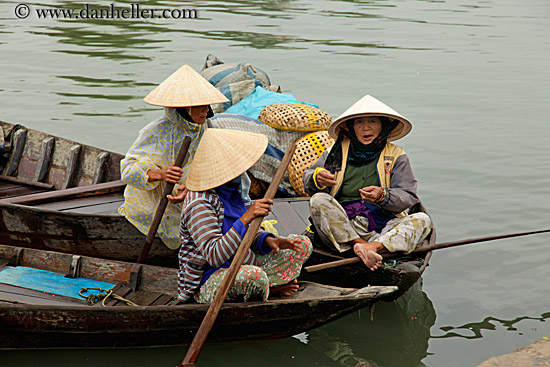 Old Women in Fishing Boat (2)