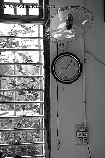 clock-n-fan-n-window-bw.jpg