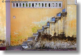 images/Asia/Vietnam/Hue/ThienMuPagoda/blue-stairs-n-yellow-wall-01.jpg