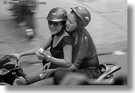 images/Asia/Vietnam/Saigon/People/women-on-motorcycle-bw.jpg