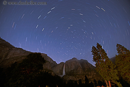 Yosemite Falls Star Trails 8