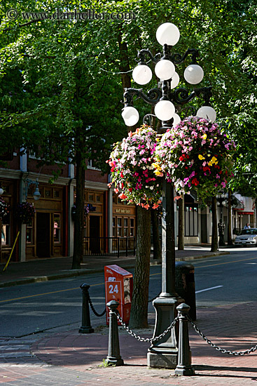 Gastown Flowers Lamp Posts (6)