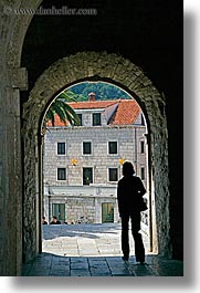 images/Europe/Croatia/Korcula/Arches/woman-sil-under-arch.jpg
