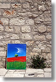 images/Europe/Croatia/Korcula/Misc/painting-on-stone-wall-1.jpg