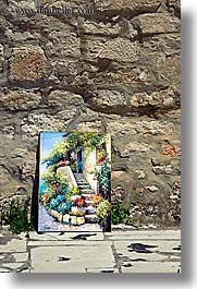 images/Europe/Croatia/Korcula/Misc/painting-on-stone-wall-2.jpg