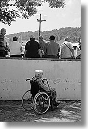 images/Europe/Croatia/Korcula/People/alone-old-man-in-wheelchair-2-bw.jpg