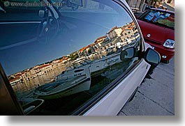 images/Europe/Croatia/Milna/Town/town-reflection-in-car.jpg