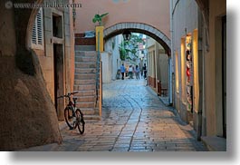 images/Europe/Croatia/Rab/bicycle-by-arched-narrow-street.jpg