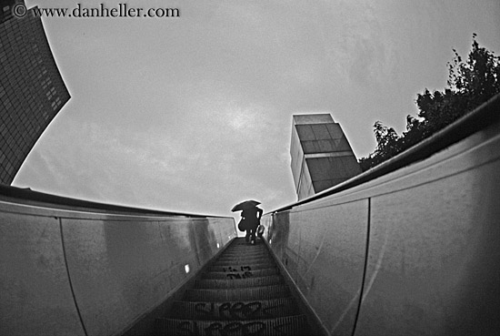 umbrella-sil-stairs-bw.jpg