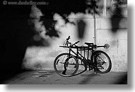 images/Europe/France/Provence/Aix/Misc/bicycle-n-shadows-bw.jpg