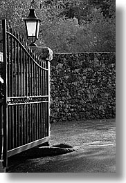 images/Europe/France/Provence/HotelDesMessugues/lamp-iron-gate-bw.jpg