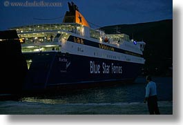 images/Europe/Greece/Amorgos/Boats/man-watching-blue-star-ferry.jpg