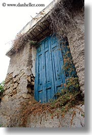 athens, blues, doors, europe, greece, old, vertical, woods, photograph