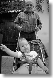 images/Europe/Greece/Athens/People/baby-in-stroller-w-grandfather-bw.jpg