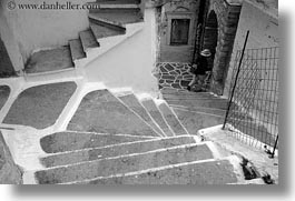 images/Europe/Greece/Naxos/Stairs/labrynth-of-stairs-w-man-bw.jpg