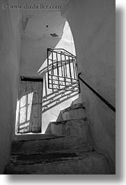 images/Europe/Greece/Tinos/Misc/stairs-to-iron-gate-bw.jpg