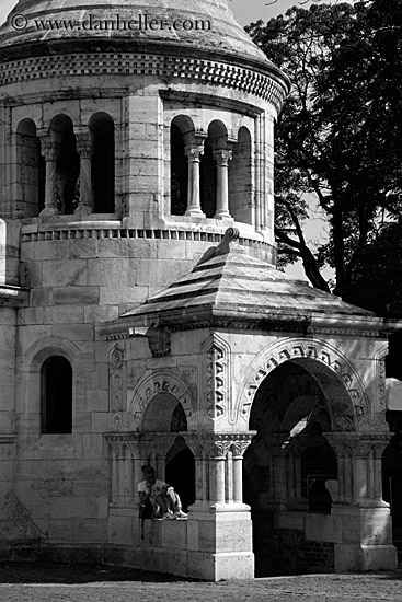 castle-tower-n-woman-bw.jpg