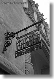 images/Europe/Hungary/Budapest/Signs/iron-restaurant-sign-bw.jpg