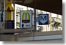 images/Europe/Hungary/Budapest/Signs/metro-n-mcdonalds-signs.jpg