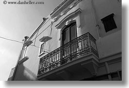 images/Europe/Italy/Puglia/Gallipoli/Misc/green-door-n-balcony-bw.jpg