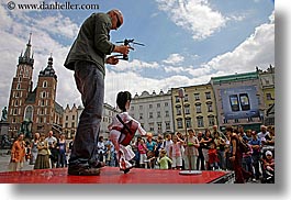 arts, bald, dolls, elvis, europe, horizontal, krakow, men, people, poland, puppeteers, puppets, photograph
